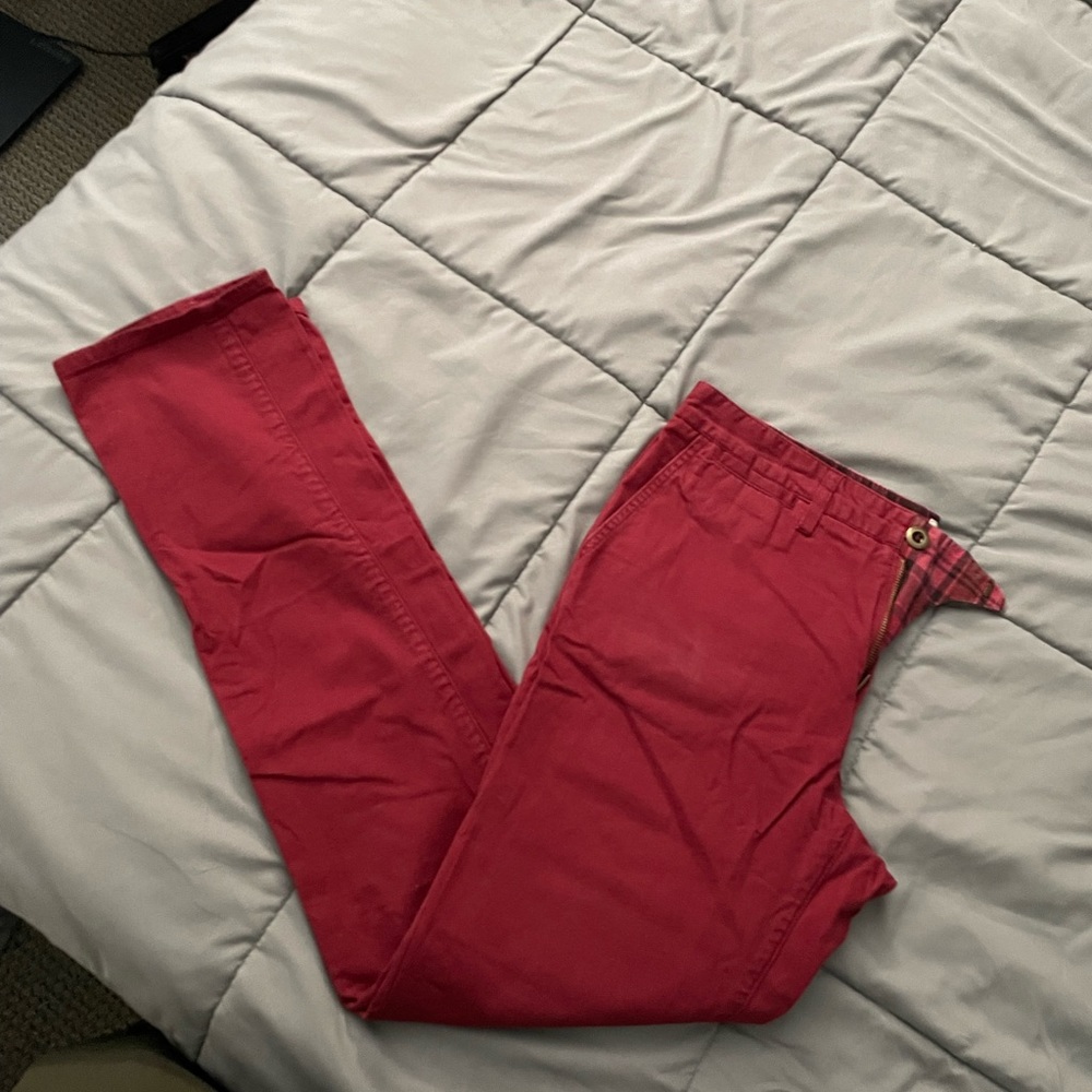 Jach’s red 33” khaki